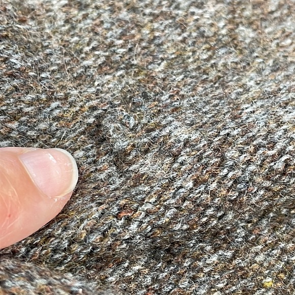 SOLD - Loro Piana Cashmere Turtleneck Sweater Marled Brown Knit Mens Sz 48 Small - Picture 12 of 13